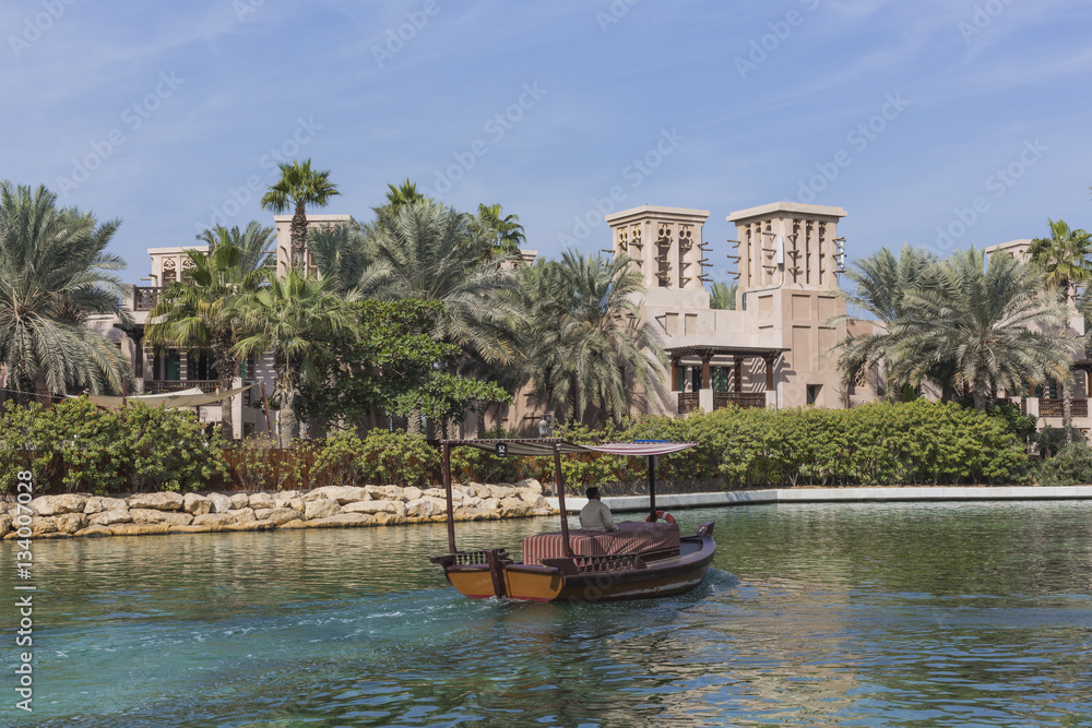 Obraz premium View of the Souk Madinat Jumeirah, Dubai, UAE