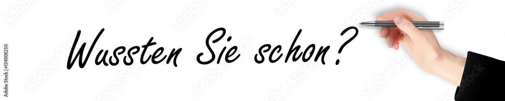 Wussten Sie schon? Banner Adobe Stock