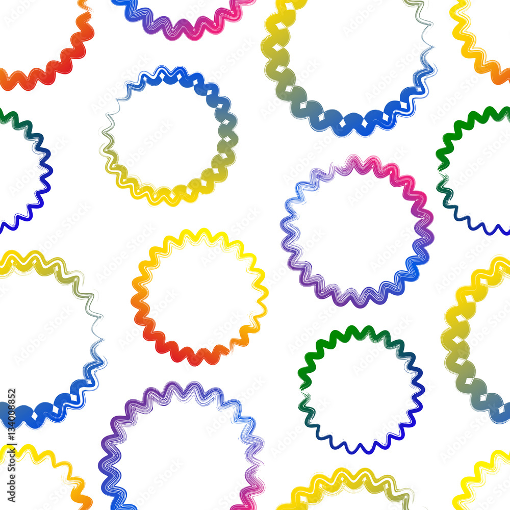 Seamless pattern background with wave circles shape. Seamless pattern background with wave circles shape.