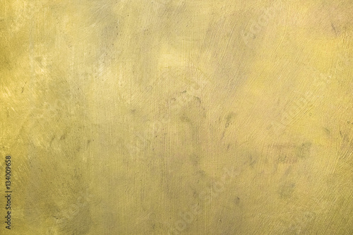 Gold painted surface. Background photo