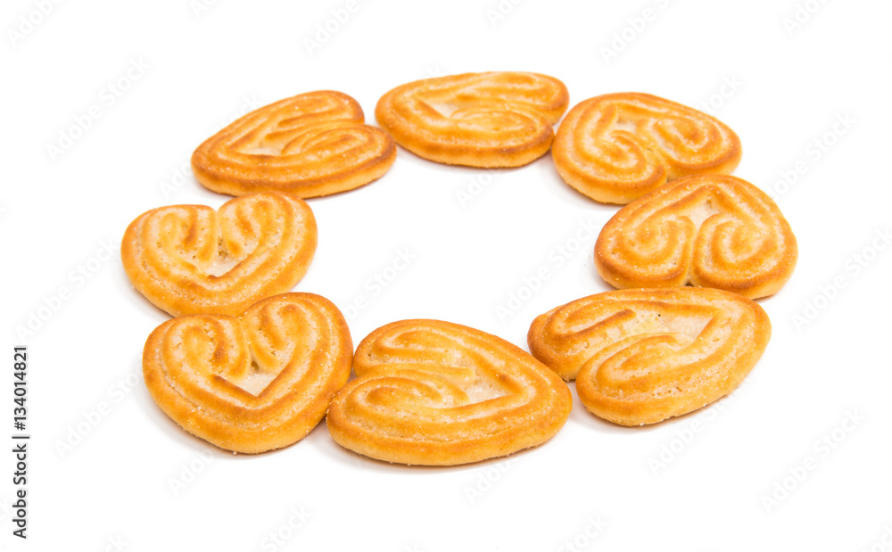 Fototapeta premium pastry hearts