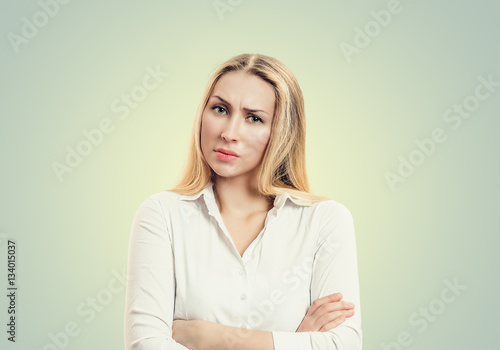 Quadro su tela Grumpy wife, woman