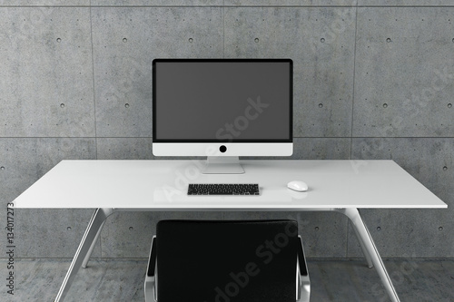 Arbeitsplatz, Arbeiten, Schreibtisch, Office, Ordnung, Bildschirm