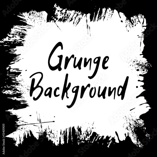 Grunge background with hand drawn ink spots and splash for desig