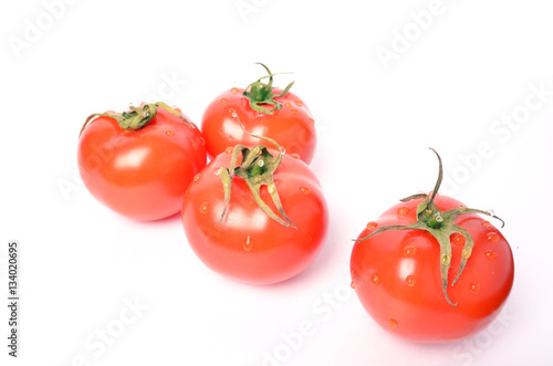 Wallpaper Mural juicy tomatoes on white background Torontodigital.ca