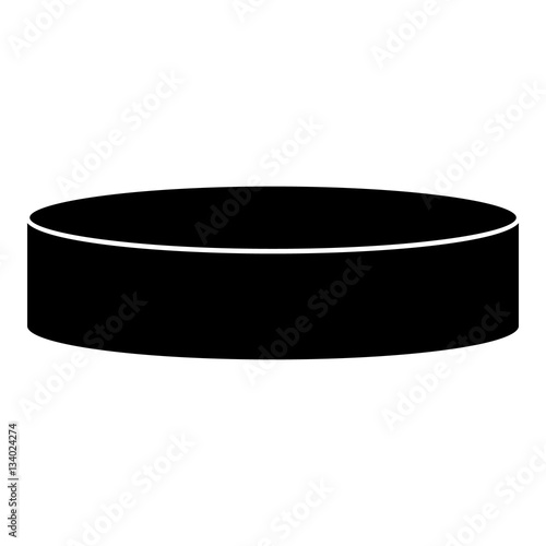 Puck icon, simple style