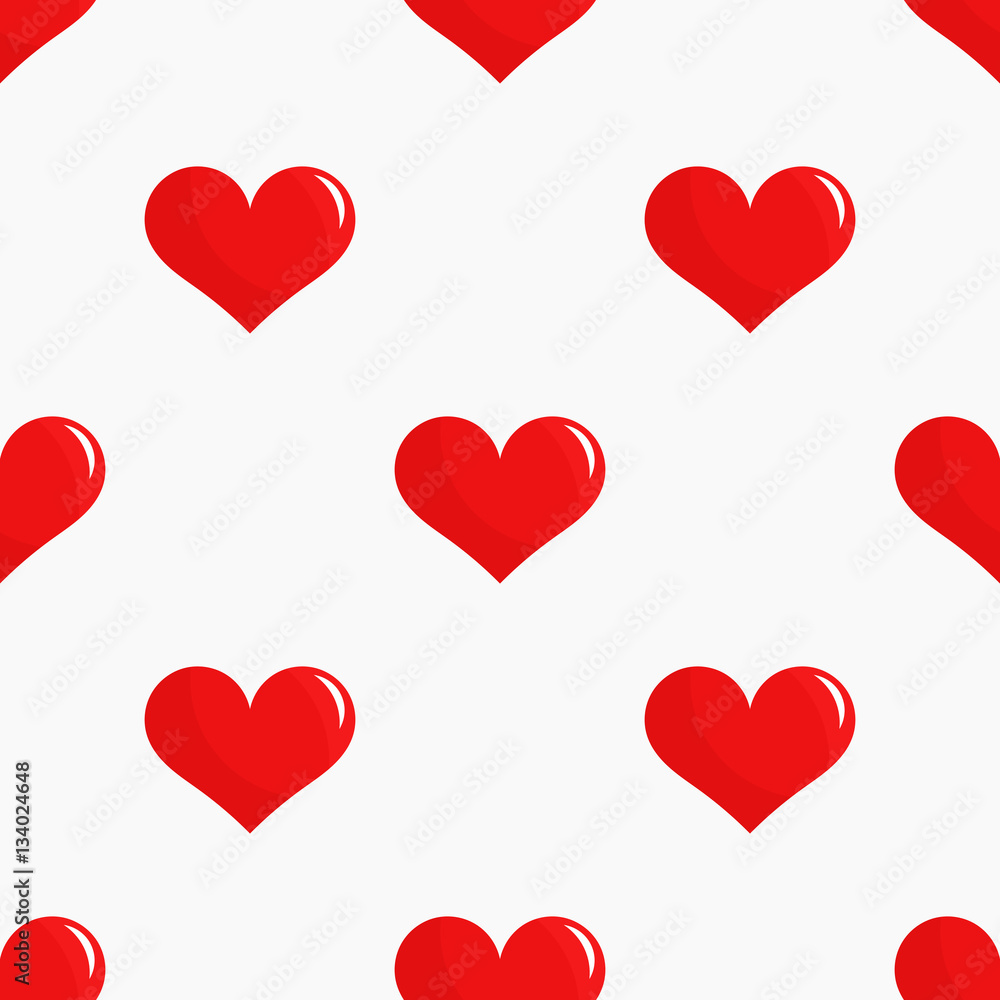 Hearts seamless pattern