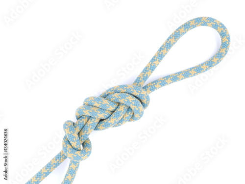 rope knot on a white background