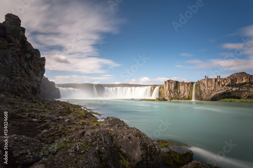 Godafoss, amazing waterfall in Iceland © ronnybas