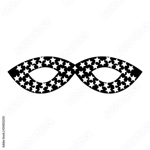 Mask icon, simple style