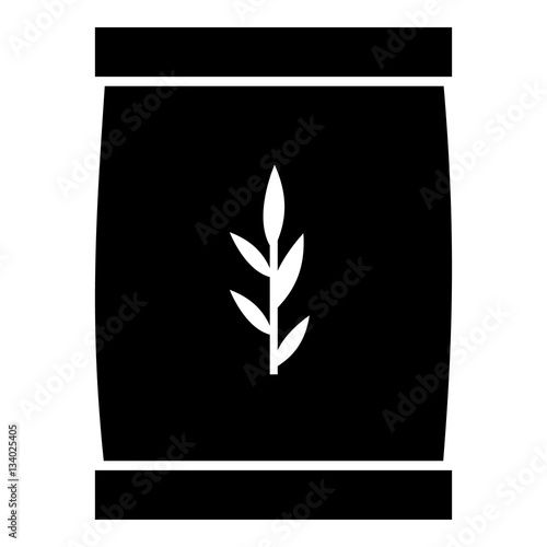 Plastic jar icon, simple style