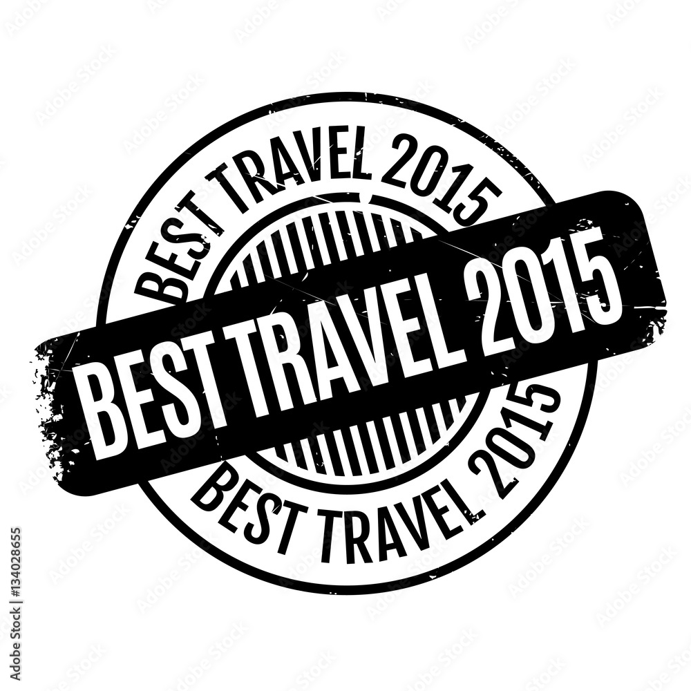 Best Travel 2015 rubber stamp Best Travel 2015 rubber stamp