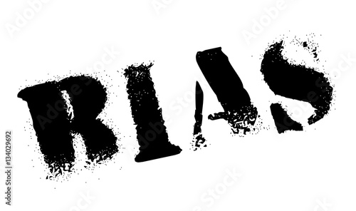 Bias rubber stamp