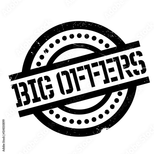 Big Offers rubber stamp