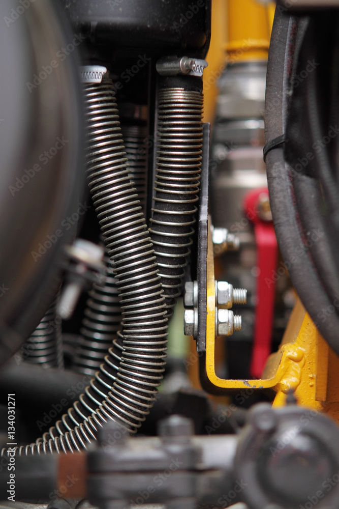 Fototapeta premium technical machine mechanism unit