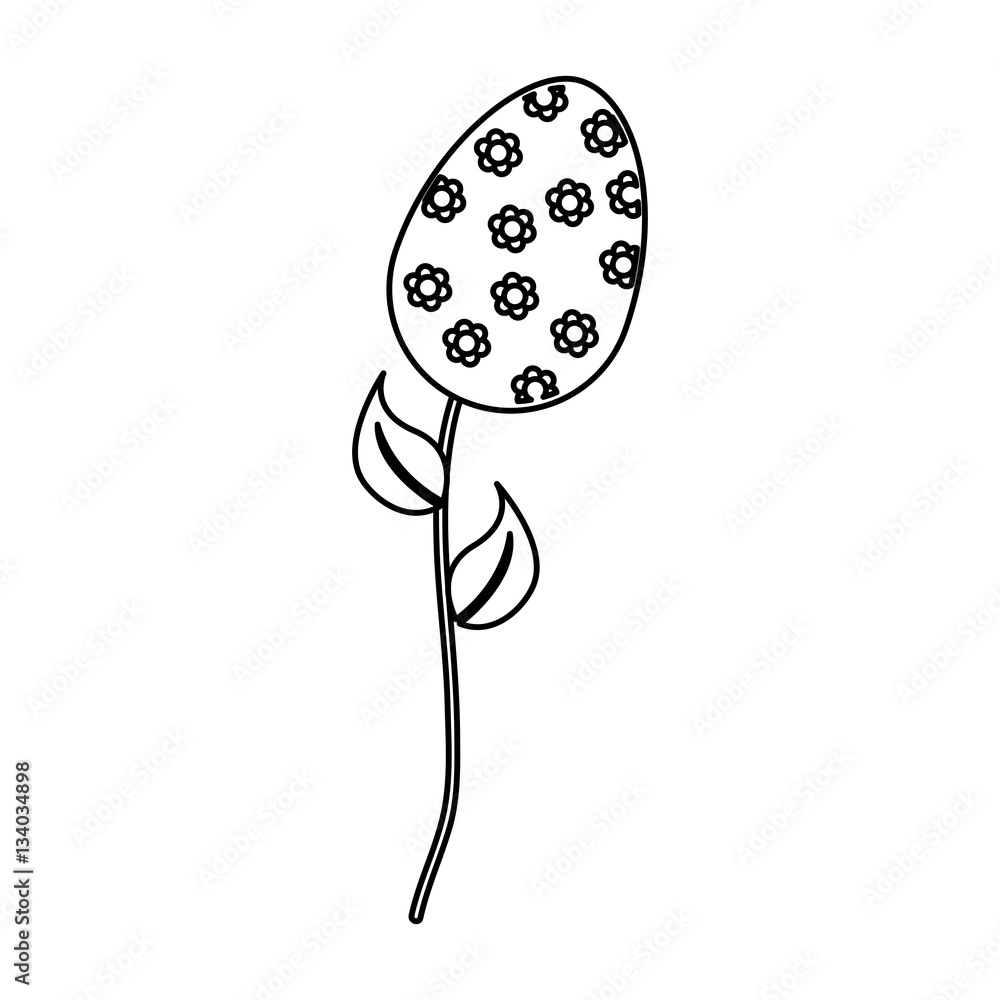 egg paint easter season vector illustration design egg paint easter season vector illustration design