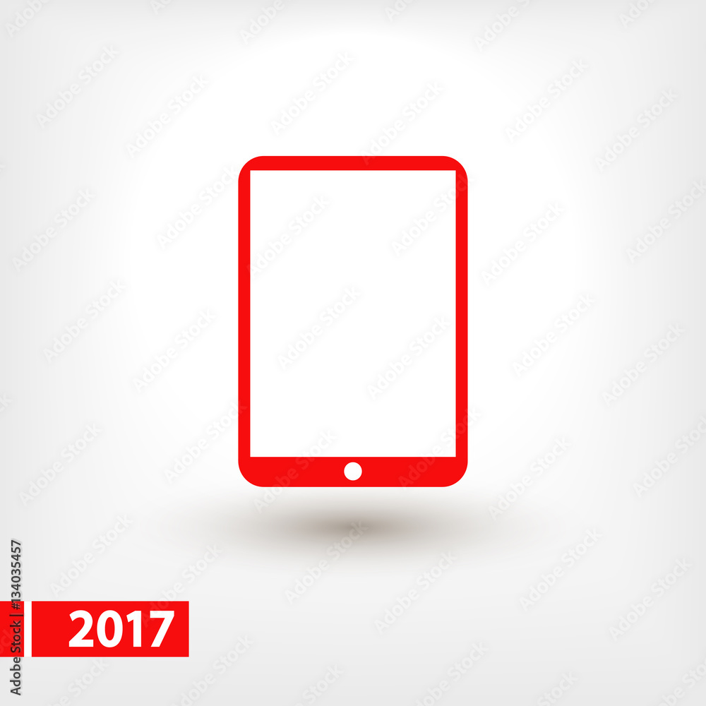 Modern digital tablet PC icon, vector illustration. Flat design style Modern digital tablet PC icon, vector illustration. Flat design style