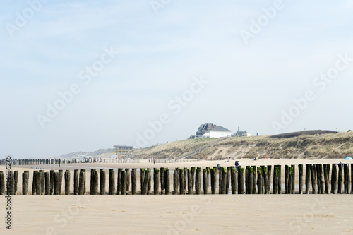 View to Domburg Beach Life/ Netherlands