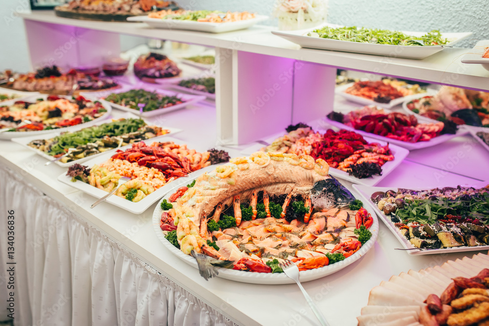 Obraz premium catering wedding food party event