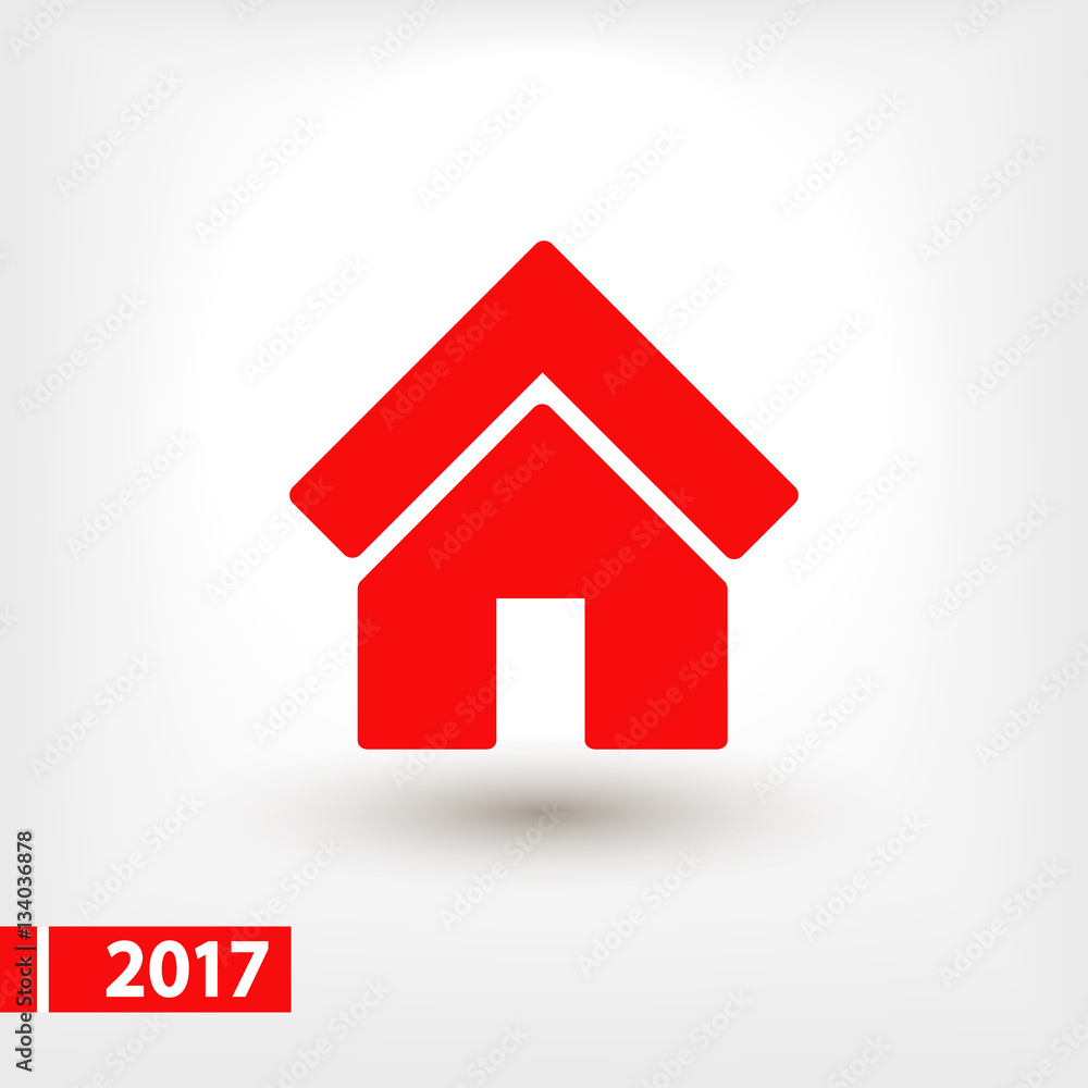 house icon, vector illustration. Flat design style house icon, vector illustration. Flat design style