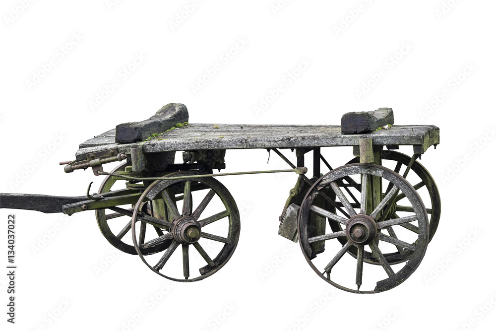 Fototapeta premium Alte Karre aus Holz