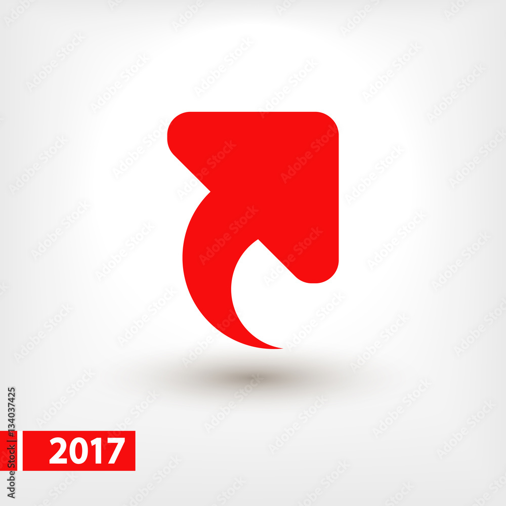 up arrow icon, vector illustration. Flat design style up arrow icon, vector illustration. Flat design style