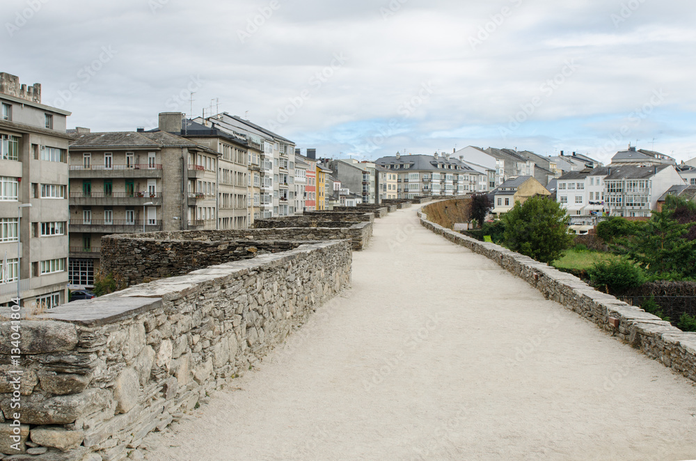 Obraz premium Roman Walls of Lugo in Spain
