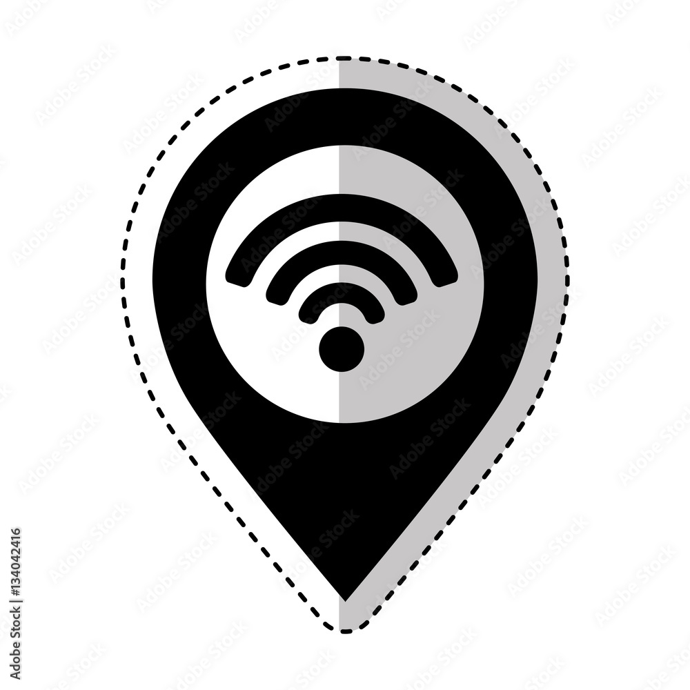 wifi connection service icon vector illustration design wifi connection service icon vector illustration design