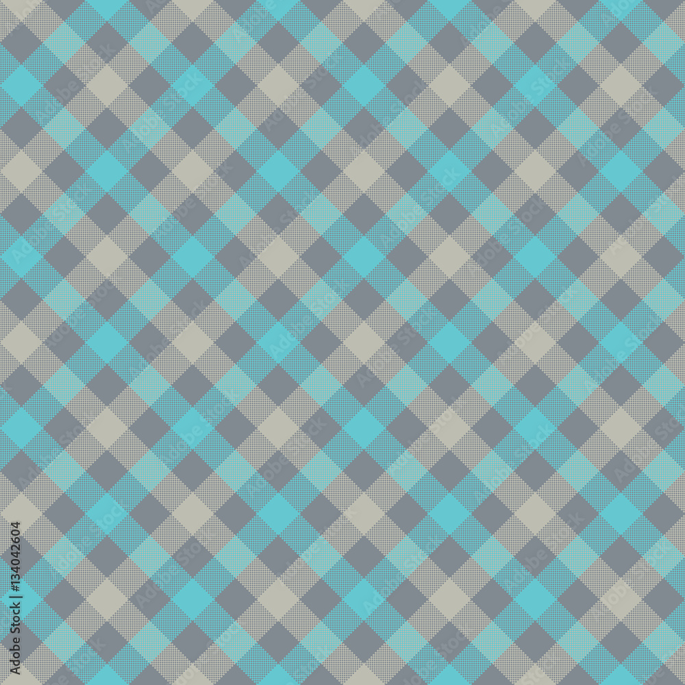 Blue gray check plaid fabric texture seamless pattern Blue gray check plaid fabric texture seamless pattern