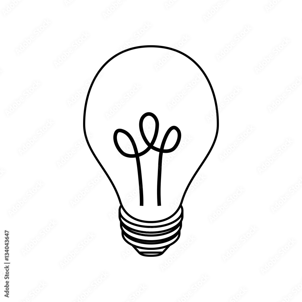 Bulb light energy icon vector illustration graphic design Bulb light energy icon vector illustration graphic design