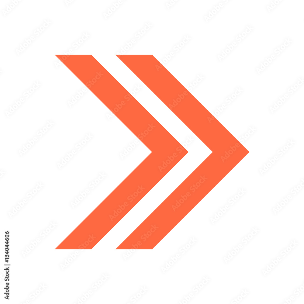 Arrow icon direction button pointer sign flat Arrow icon direction button pointer sign flat