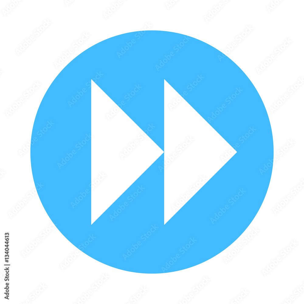 Arrow sign direction icon circle button fast forward symbol flat Arrow sign direction icon circle button fast forward symbol flat