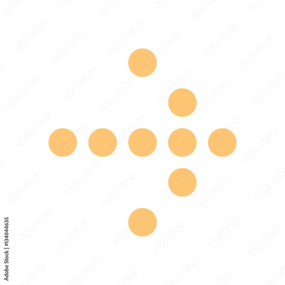 Arrow icon digital sign direction pictogram pointer button flat Arrow icon digital sign direction pictogram pointer button flat