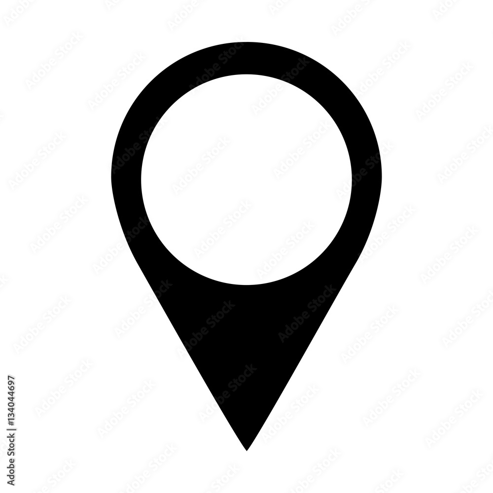 pin pointer location icon vector illustration design pin pointer location icon vector illustration design