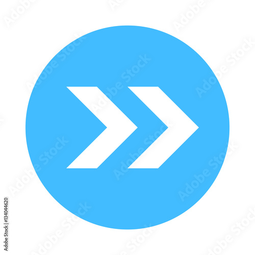 Free Download Arrow sign direction icon circle button flat style - GFXLoad