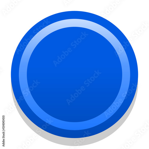 3D blue blank icon in flat style Free Download 3D blue blank icon in flat style - GFXLoad