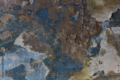 texture of the old blank walls, peeling paint, rough plaster, abstract background and a banner copy space