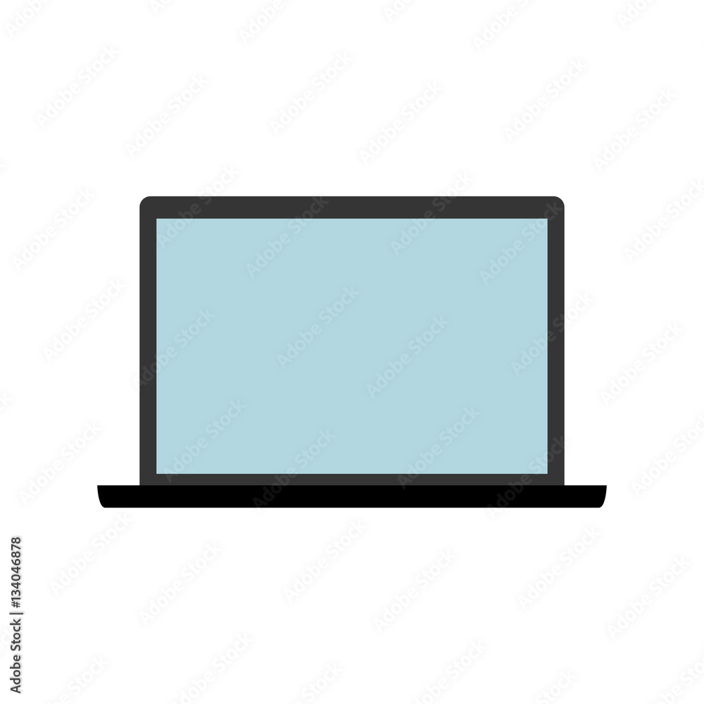 Laptop pc technology icon vector illustration graphic design Laptop pc technology icon vector illustration graphic design