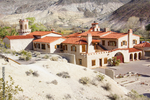 Konstfotografi Scottys Castle, Death Valley Ca