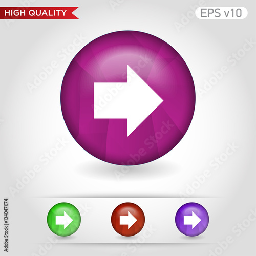 Colored icon or button of right arrow symbol with background Free Download Colored icon or button of right arrow symbol with background - GFXLoad