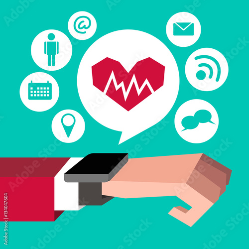 Digital Watch on the hand