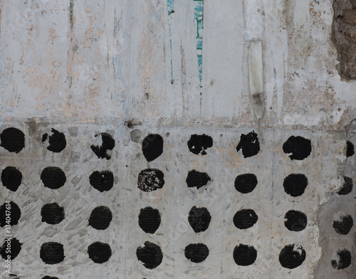 texture of the old blank walls, peeling paint, rough plaster, abstract background and a banner copy space