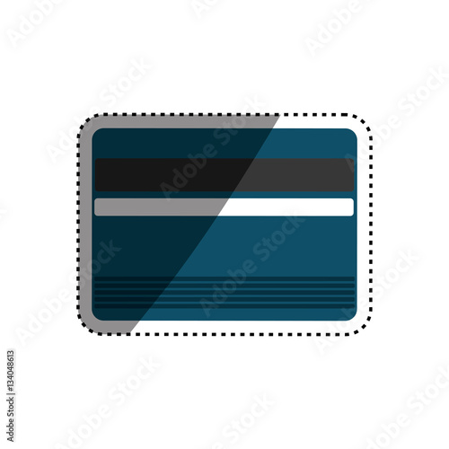 Bank credit card icon vector illustration graphic design