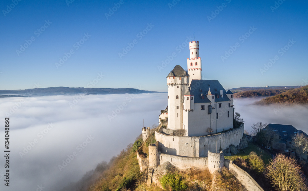 Marksburg im Nebel Marksburg im Nebel