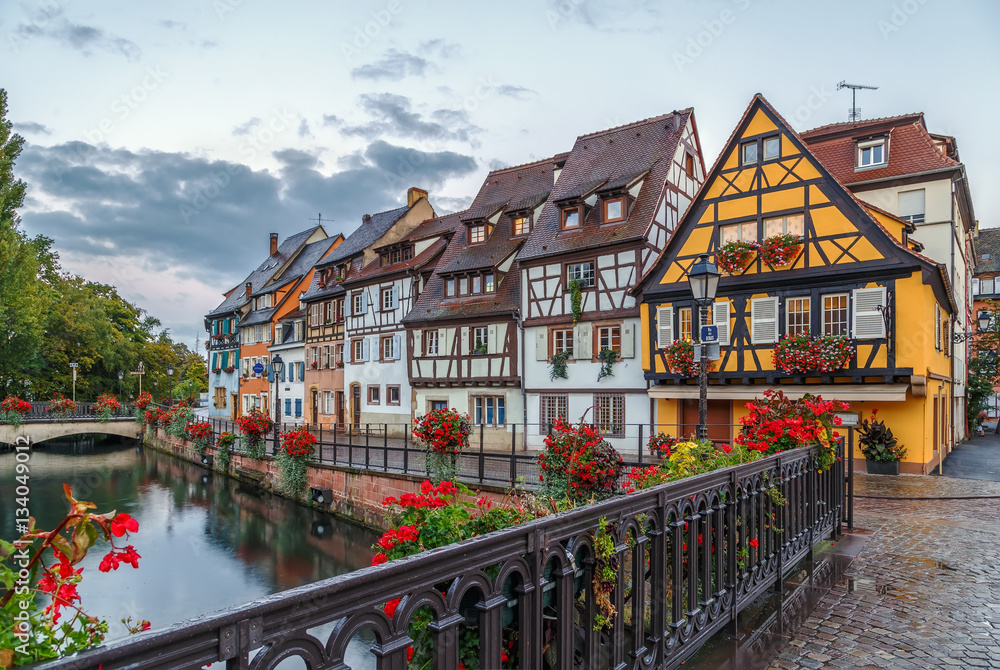 embankment of  Lauch River, Colmar, France