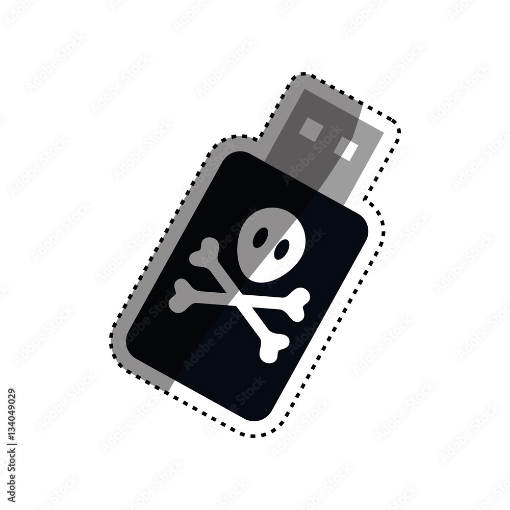 Obraz premium Security system technology icon vector illustration graphic design