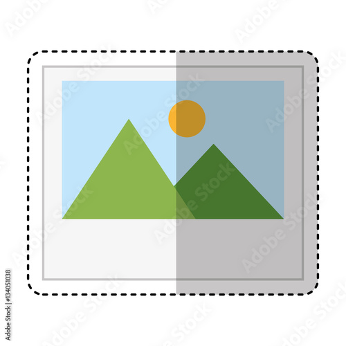 picture file isolated icon vector illustration design