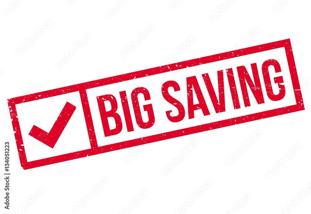 Big Saving rubber stamp Big Saving rubber stamp