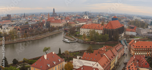 Panorama miasta Wrocław 