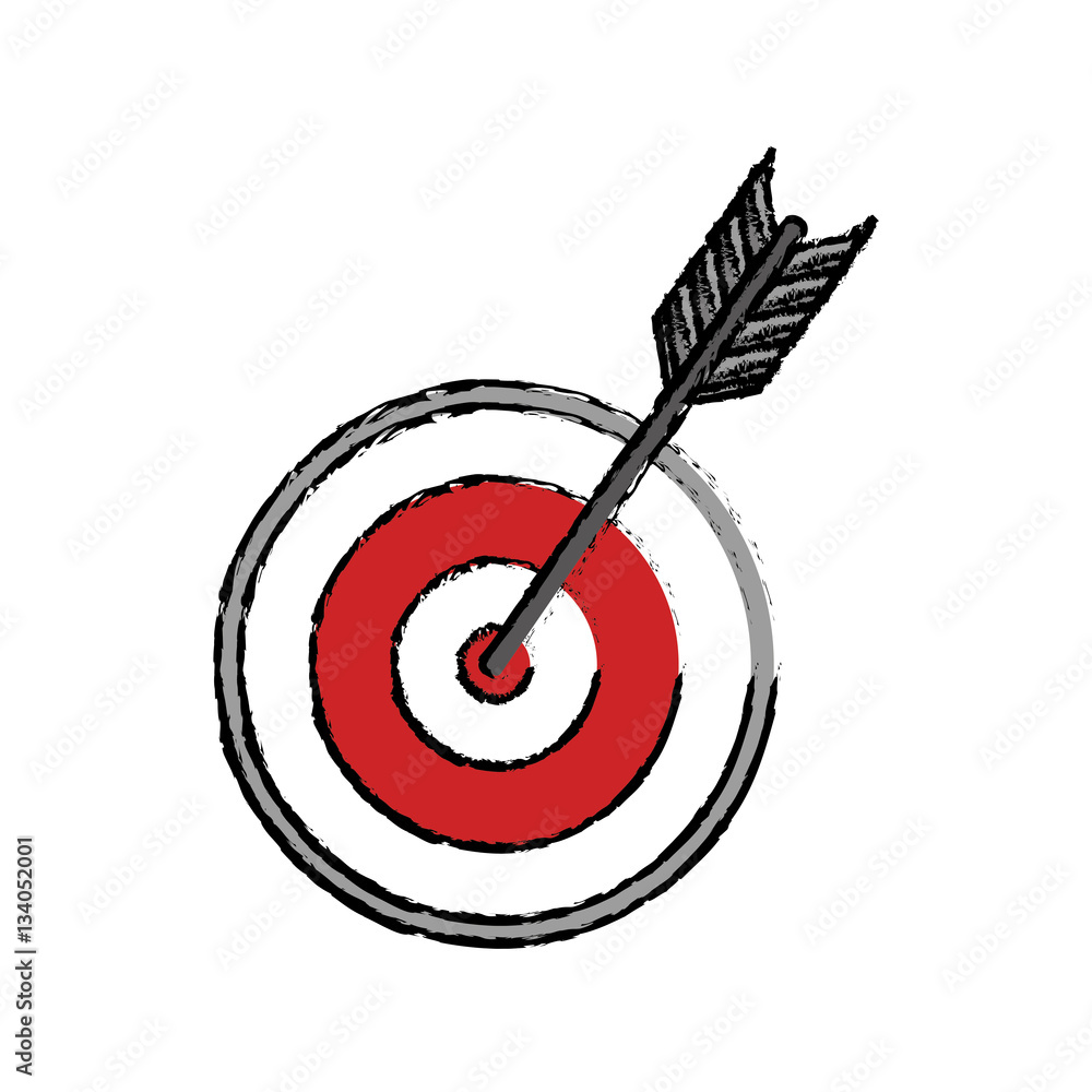 Round target dartboard icon vector illustration graphic design Round target dartboard icon vector illustration graphic design